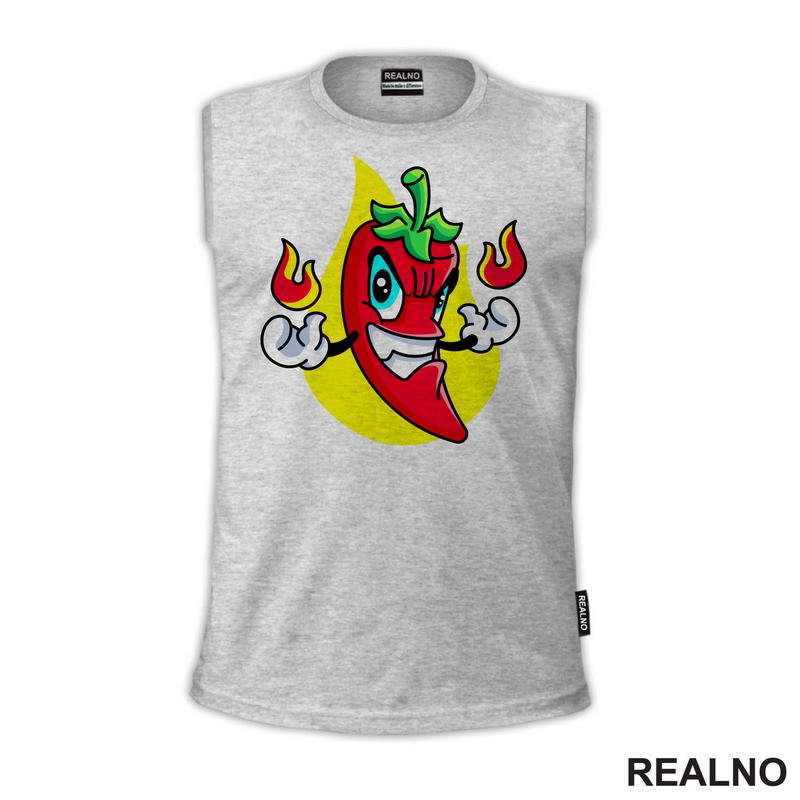 Ljuta Papirka Drži Vatru - Hot Pepper - Humor - Majica