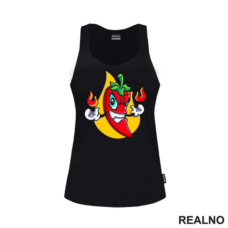 Ljuta Papirka Drži Vatru - Hot Pepper - Humor - Majica