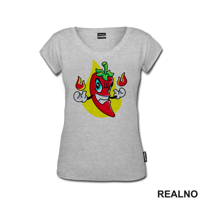 Ljuta Papirka Drži Vatru - Hot Pepper - Humor - Majica
