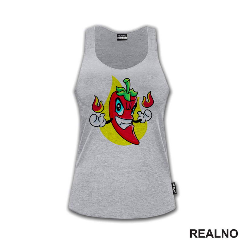Ljuta Papirka Drži Vatru - Hot Pepper - Humor - Majica