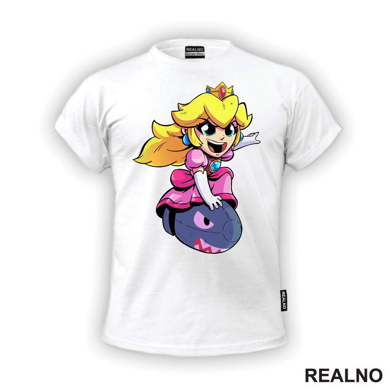 Princeza Breskvica i Bomba - Super Mario - Majica
