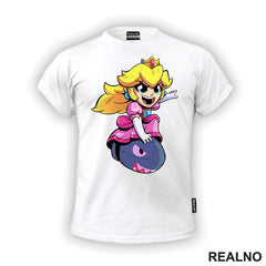 Princeza Breskvica i Bomba - Super Mario - Majica