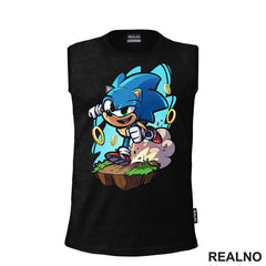 Drawing - Rings - Sonic - Majica