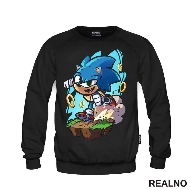 Drawing - Rings - Sonic - Majica