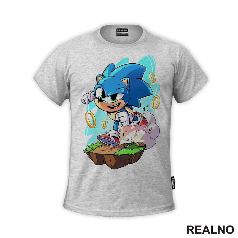 Drawing - Rings - Sonic - Majica