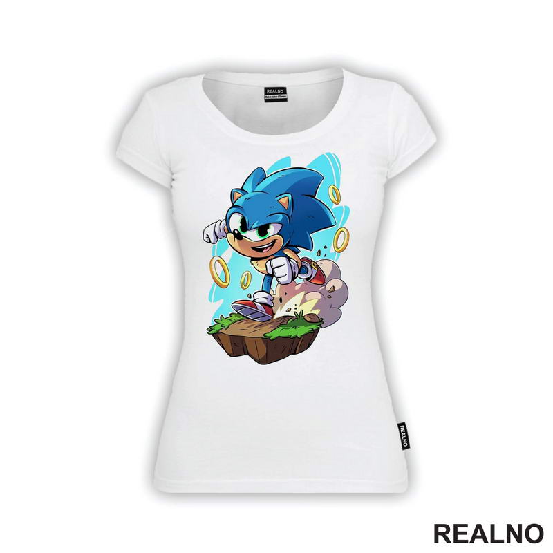 Drawing - Rings - Sonic - Majica