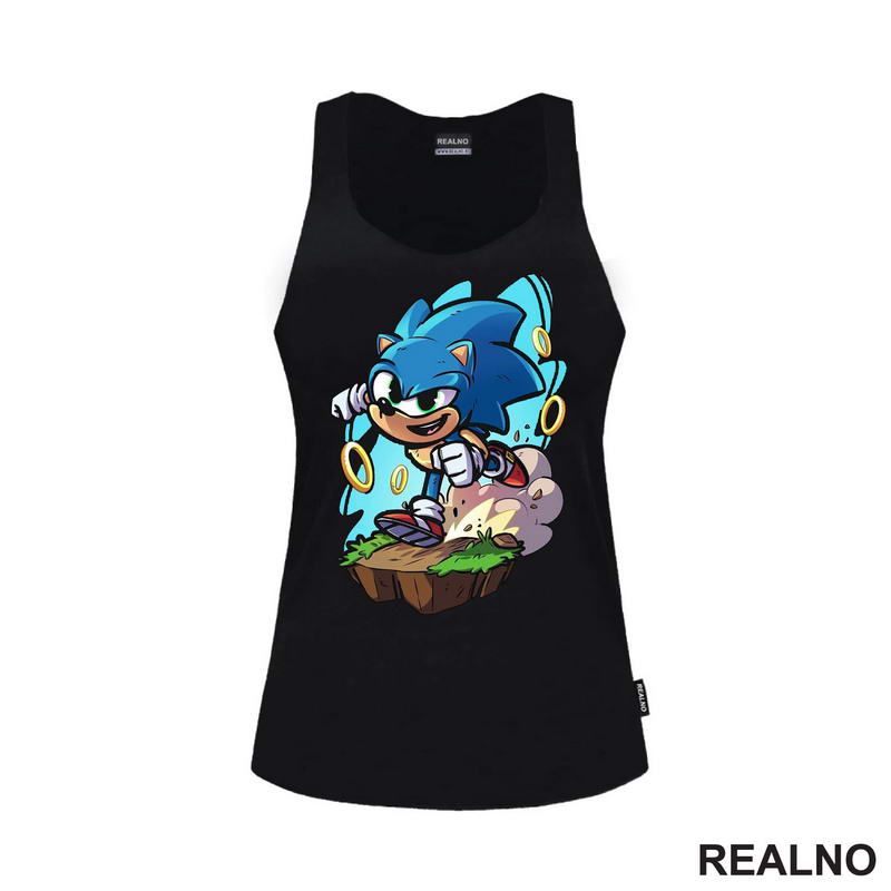 Drawing - Rings - Sonic - Majica