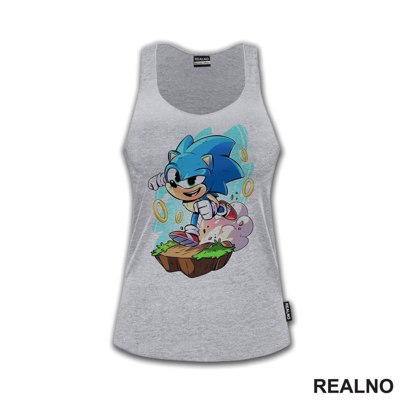 Drawing - Rings - Sonic - Majica
