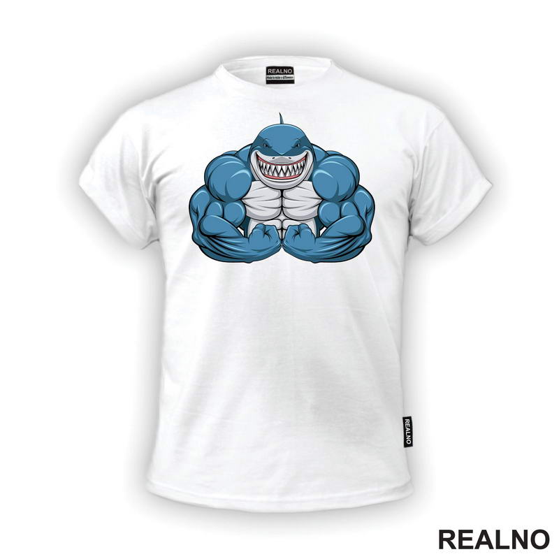 Napucana Ajkula - Strong Shark - Trening - Majica