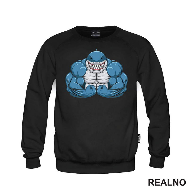Napucana Ajkula - Strong Shark - Trening - Majica