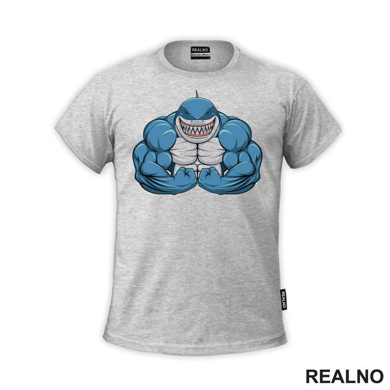 Napucana Ajkula - Strong Shark - Trening - Majica