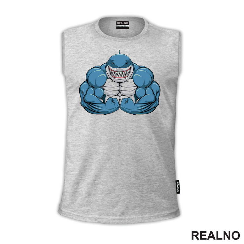 Napucana Ajkula - Strong Shark - Trening - Majica