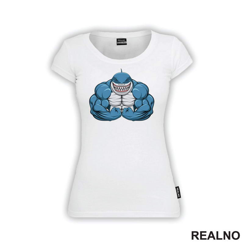 Napucana Ajkula - Strong Shark - Trening - Majica