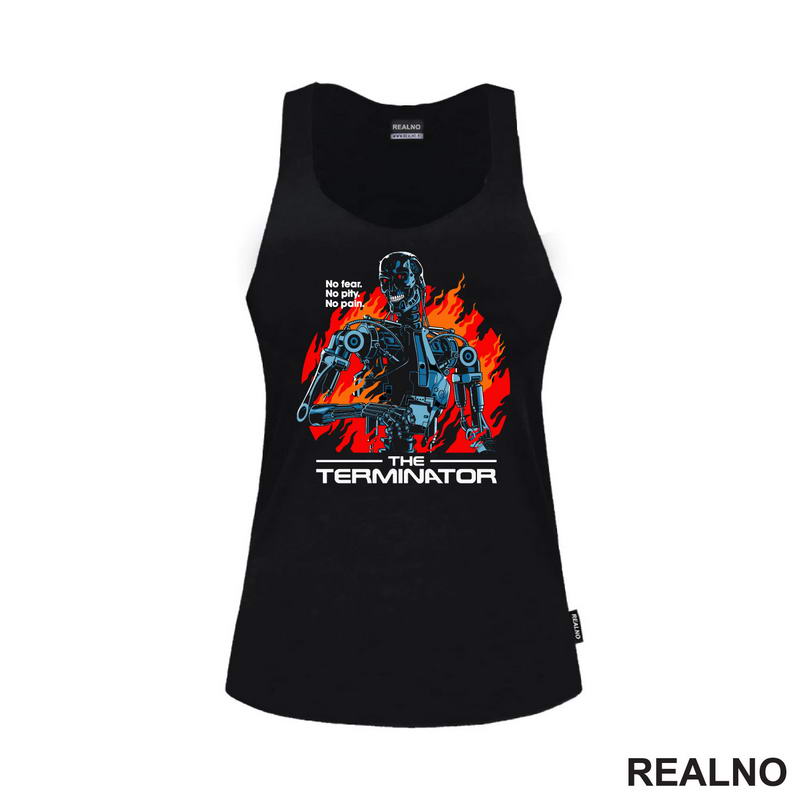 No Fear, No Pity, No Pain - Terminator - Majica