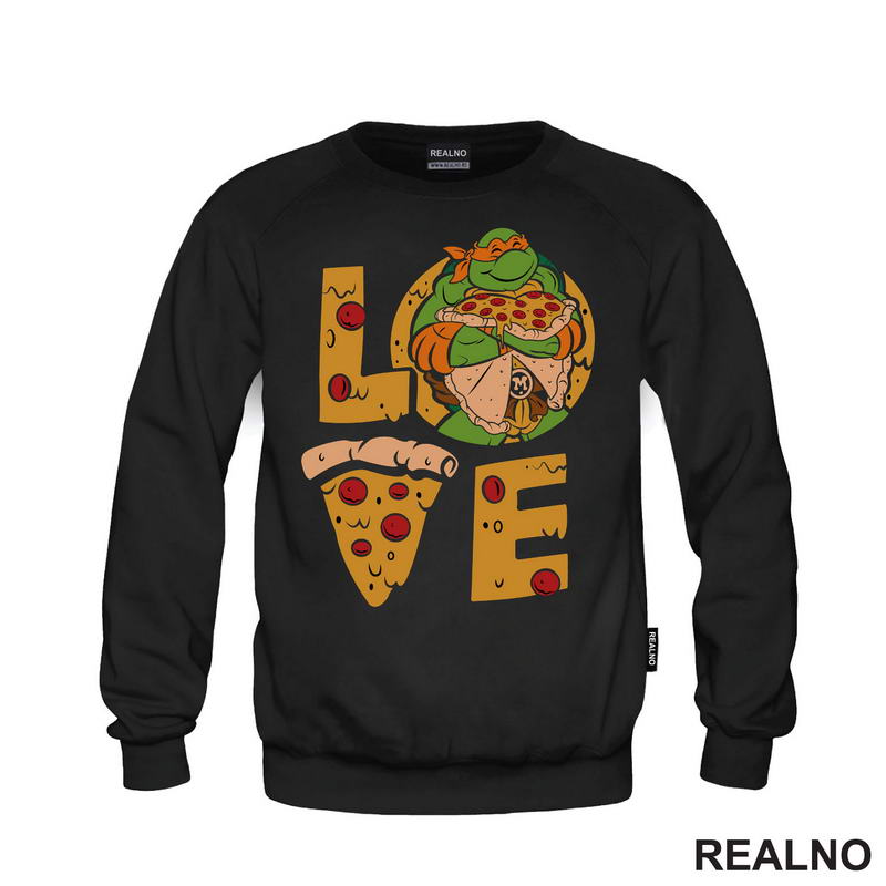 Pizza Love - Mike - Nindža Kornjače - Majica