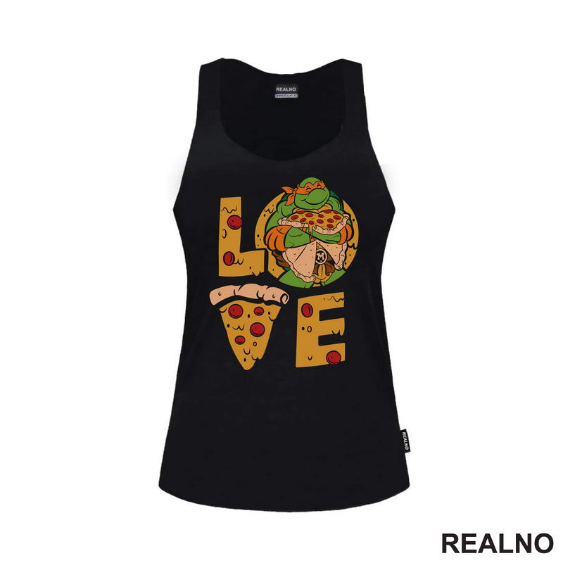 Pizza Love - Mike - Nindža Kornjače - Majica