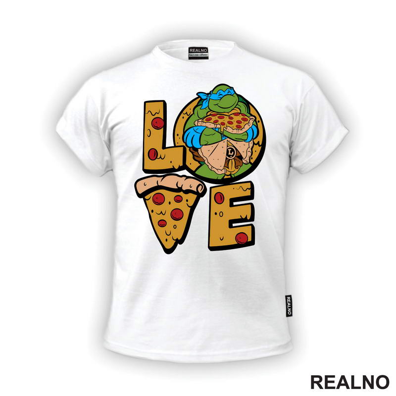 Pizza Love - Leo - Nindža Kornjače - Majica