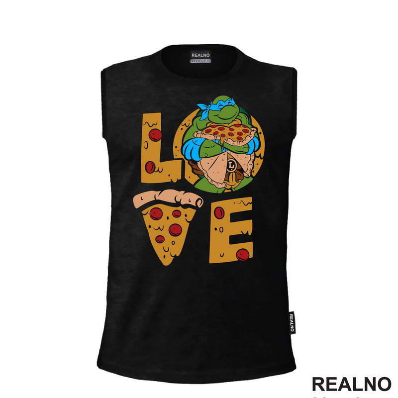 Pizza Love - Leo - Nindža Kornjače - Majica