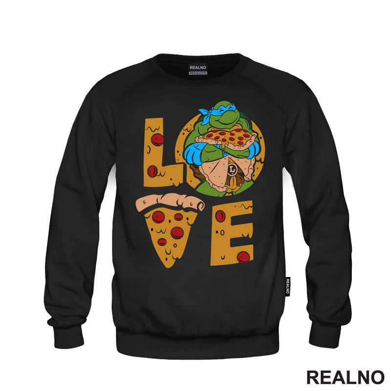 Pizza Love - Leo - Nindža Kornjače - Majica