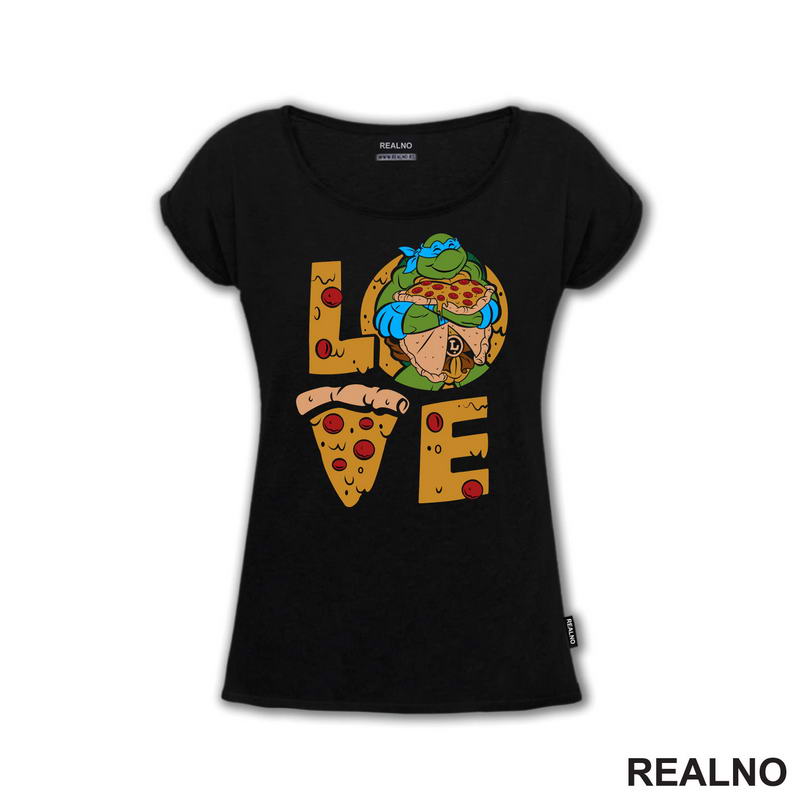 Pizza Love - Leo - Nindža Kornjače - Majica