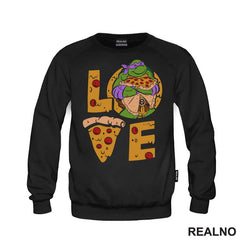 Pizza Love - Donatelo - Nindža Kornjače - Majica