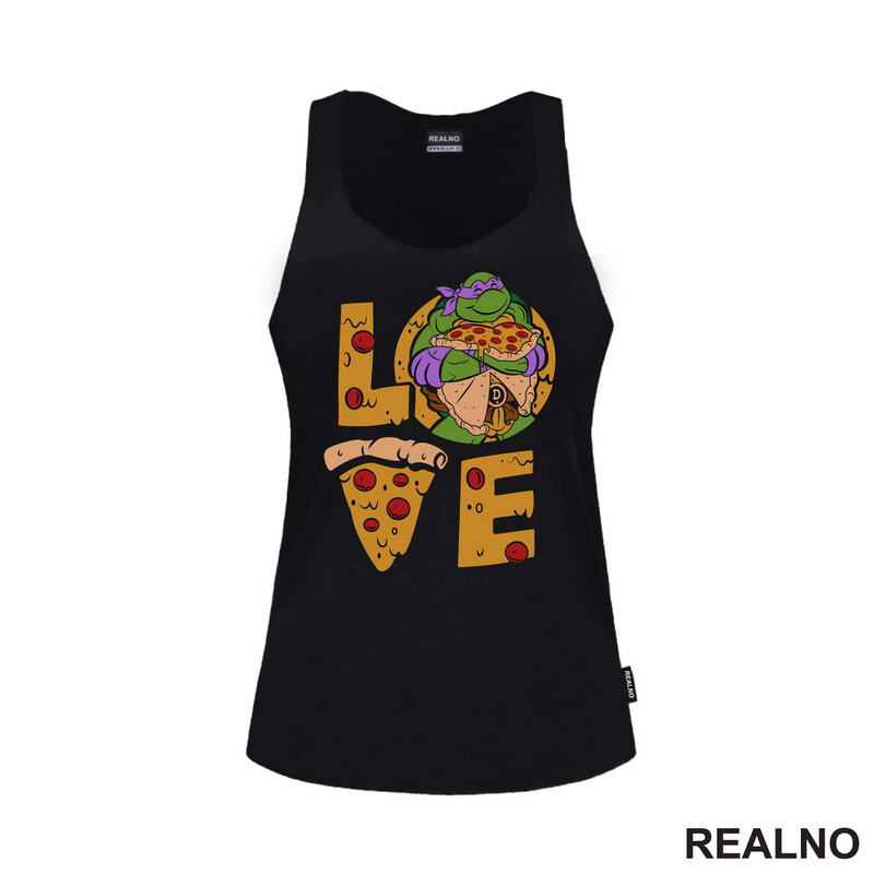 Pizza Love - Donatelo - Nindža Kornjače - Majica