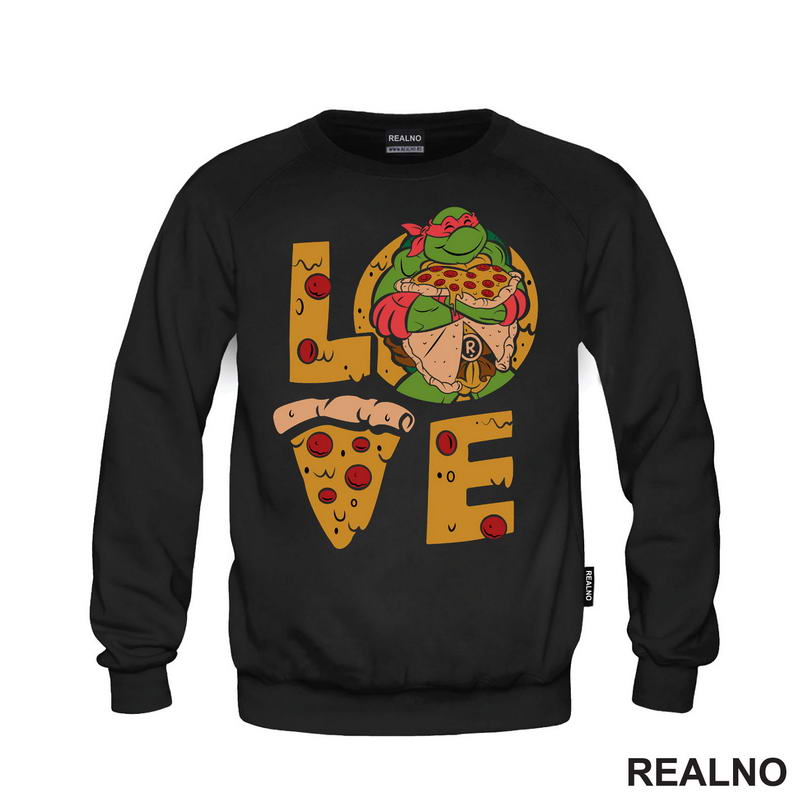 Pizza Love - Rafaelo - Nindža Kornjače - Majica