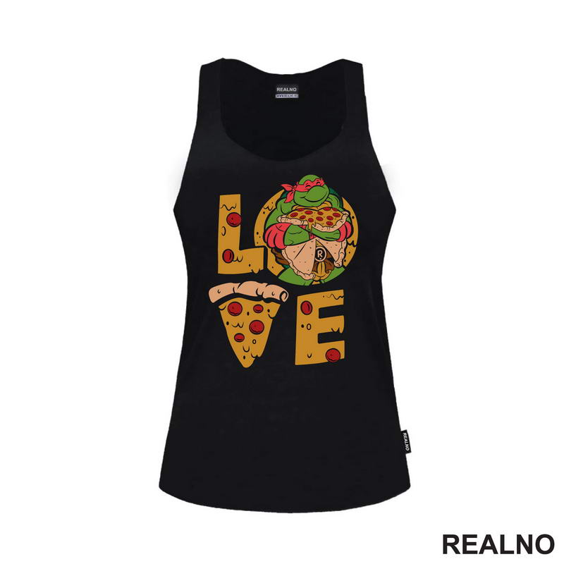 Pizza Love - Rafaelo - Nindža Kornjače - Majica