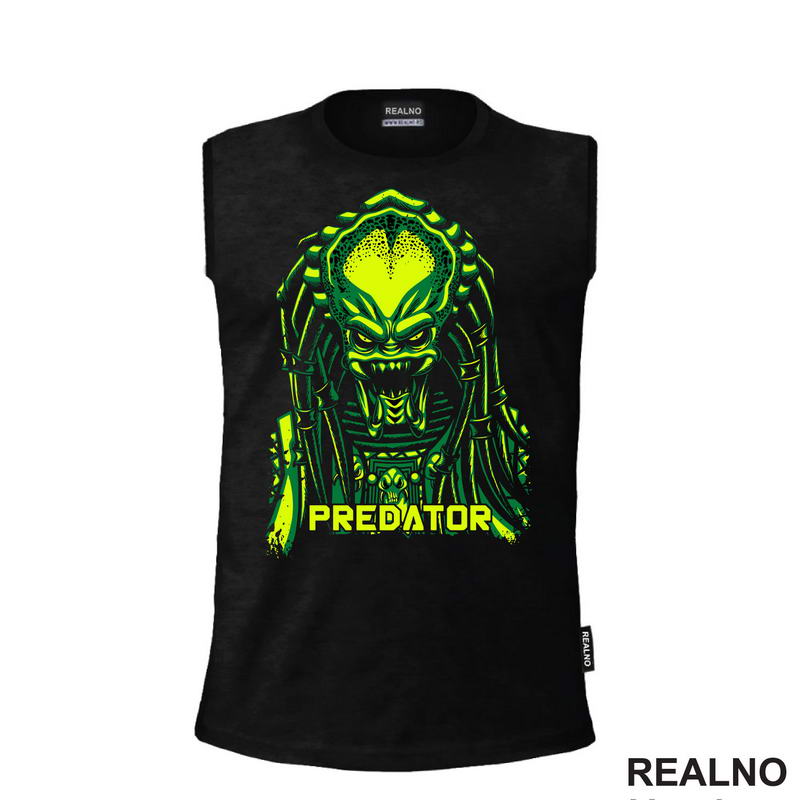Radioactive Green - Predator - Majica