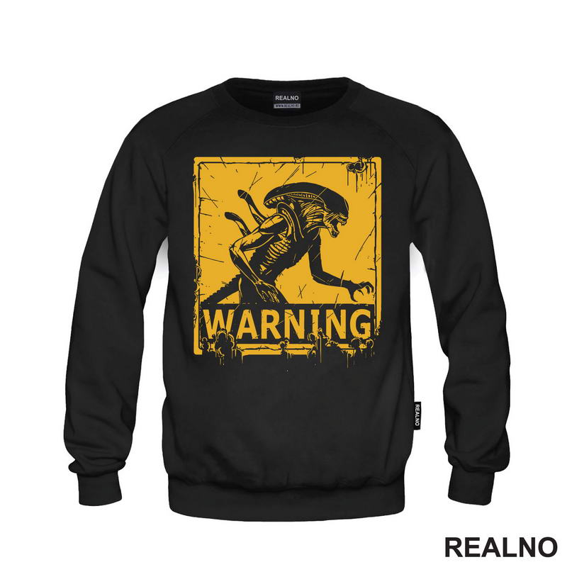 Yellow Warning - Alien - Majica