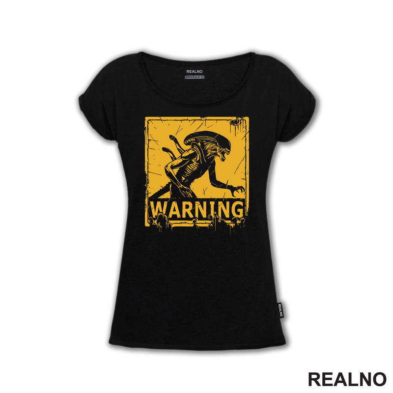 Yellow Warning - Alien - Majica