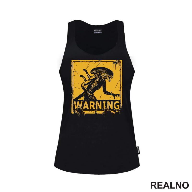 Yellow Warning - Alien - Majica