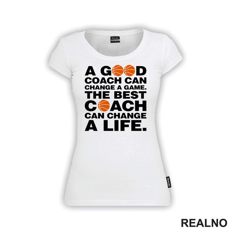 A Good Coach Can Change A Life - Košarka - Sport - Majica