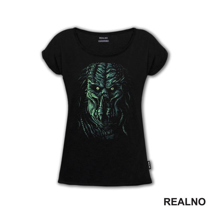 Green Dots And Lines - Predator - Majica