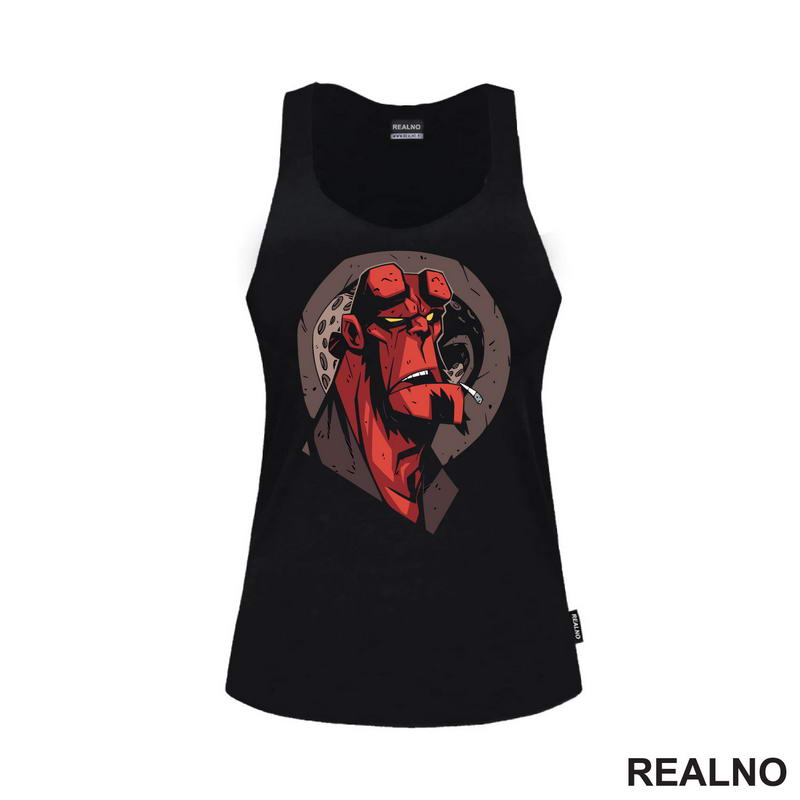 Hellboy - Brown Circle - Majica