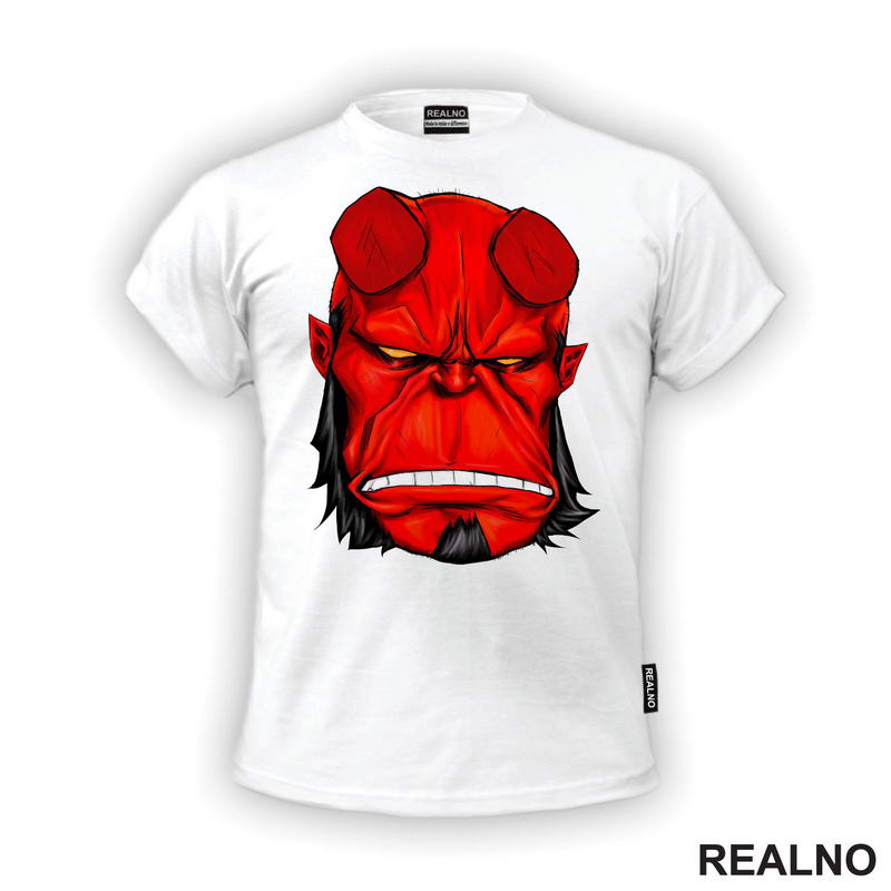 Hellboy - Angry Face - Majica