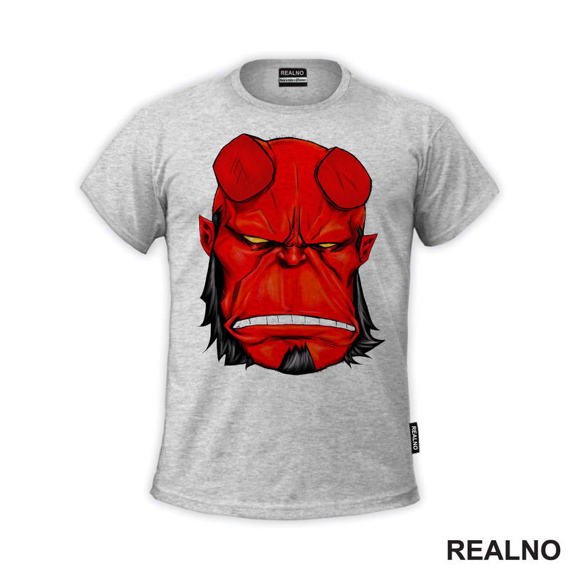 Hellboy - Angry Face - Majica