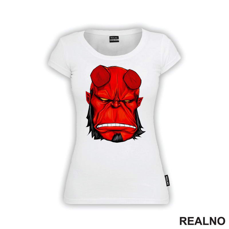 Hellboy - Angry Face - Majica