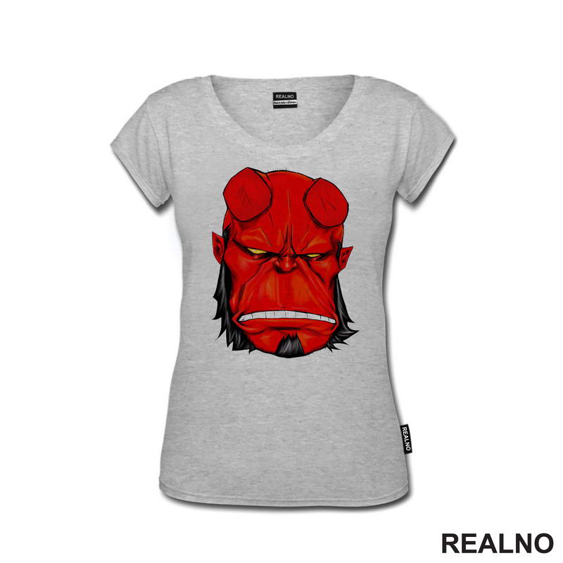 Hellboy - Angry Face - Majica
