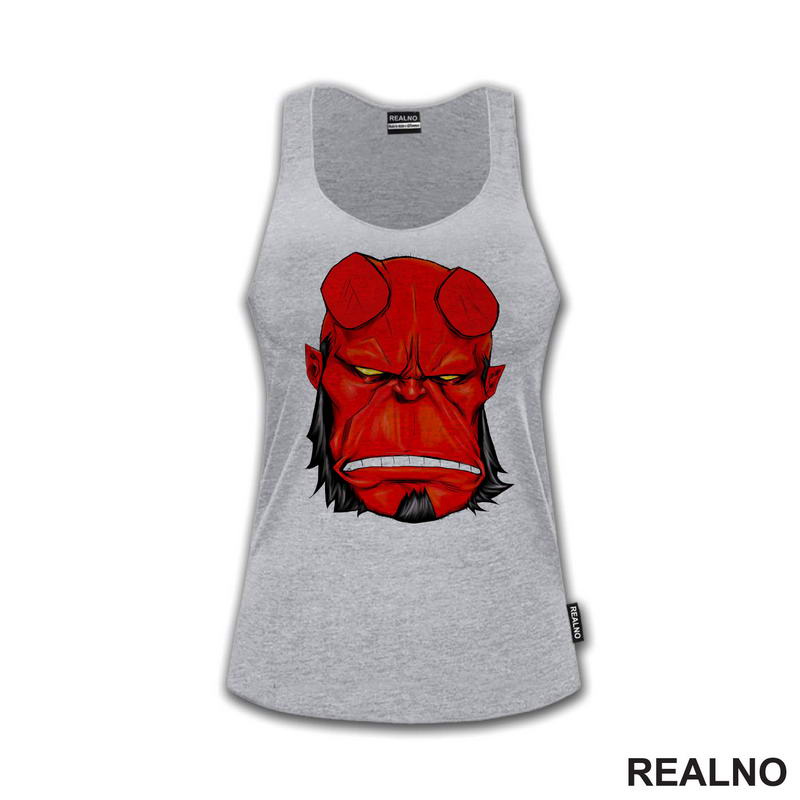 Hellboy - Angry Face - Majica