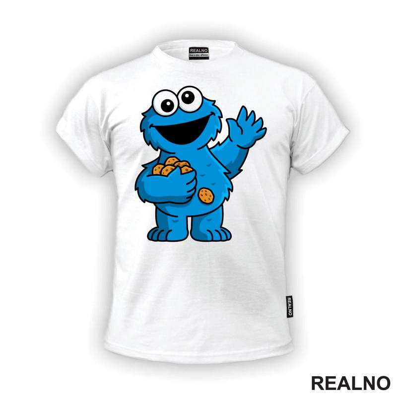 Cookie Monster - Small - Crtani Filmovi - Majica