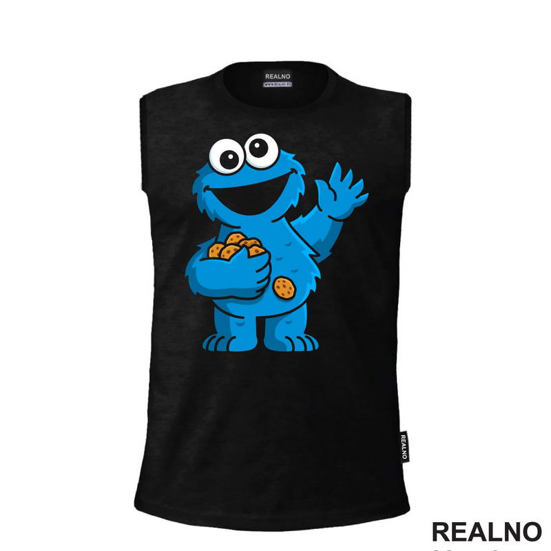 Cookie Monster - Small - Crtani Filmovi - Majica