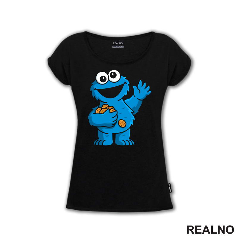 Cookie Monster - Small - Crtani Filmovi - Majica