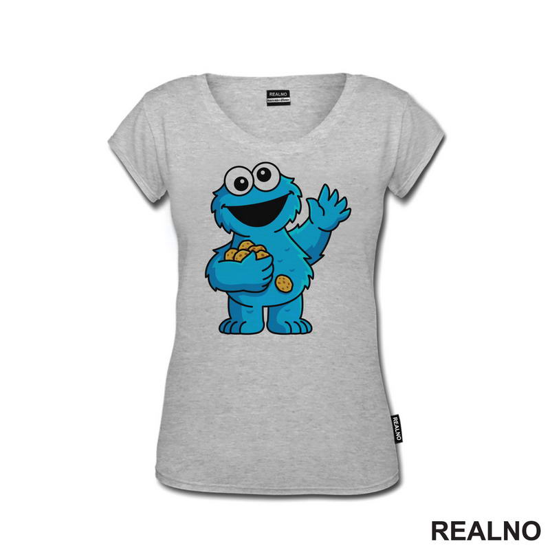 Cookie Monster - Small - Crtani Filmovi - Majica