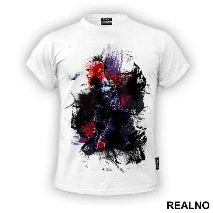Ragnar Lothbrok Splashing Color - Vikings