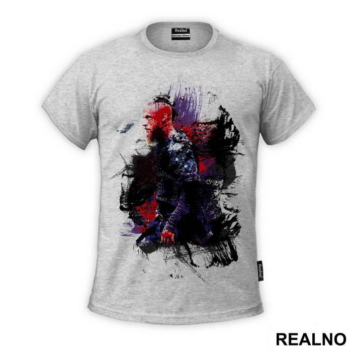 Ragnar Lothbrok Splashing Color - Vikings