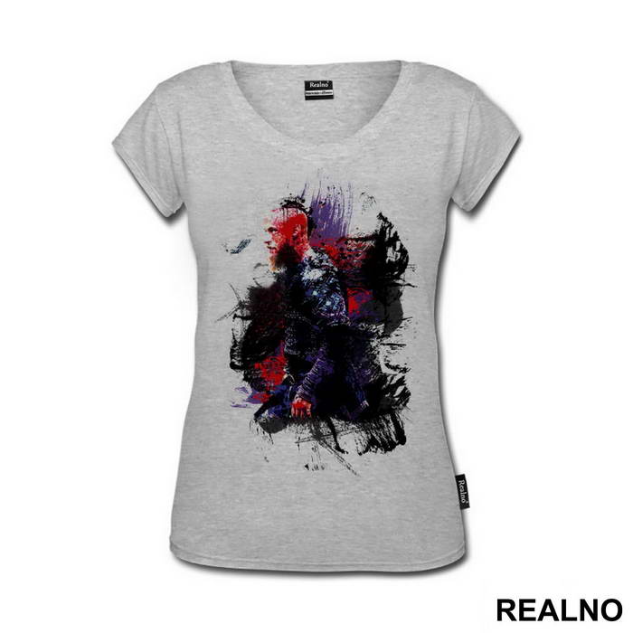Ragnar Lothbrok Splashing Color - Vikings