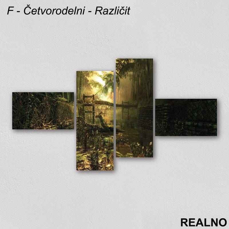 Prašuma - Slika na platnu - Kanvas