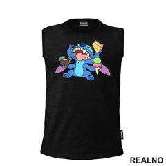 Stič Jede Slatkiše - Crtani Filmovi - Majica