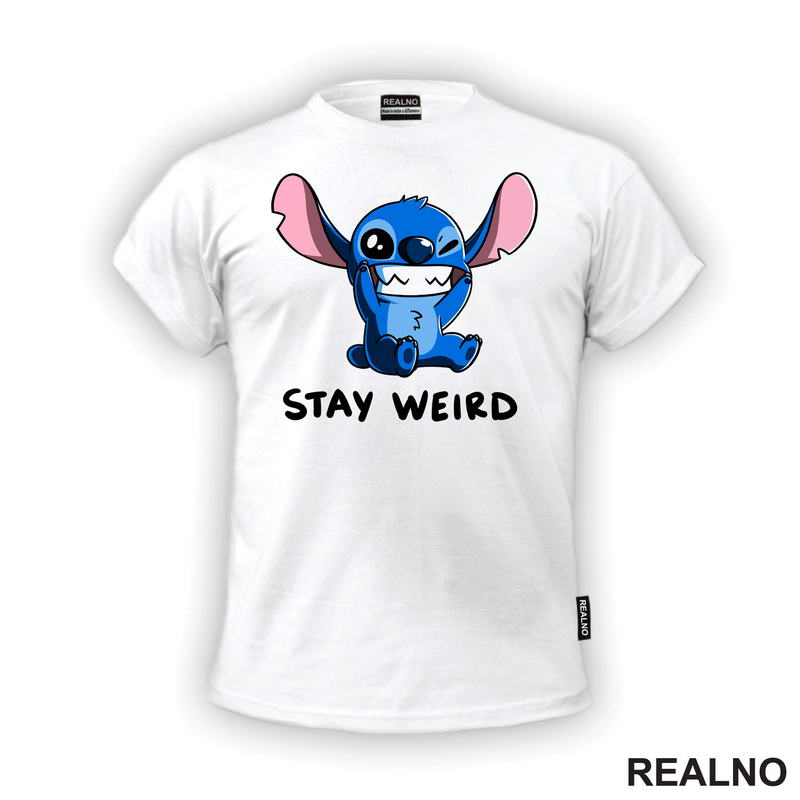 Stič - Stay Weird - Crtani Filmovi - Majica